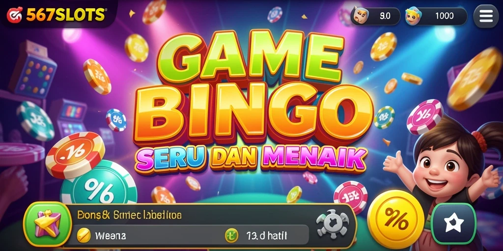 Tampilan gameplay seru di 567SLOTS dengan aksi Bingo yang mendebarkan.