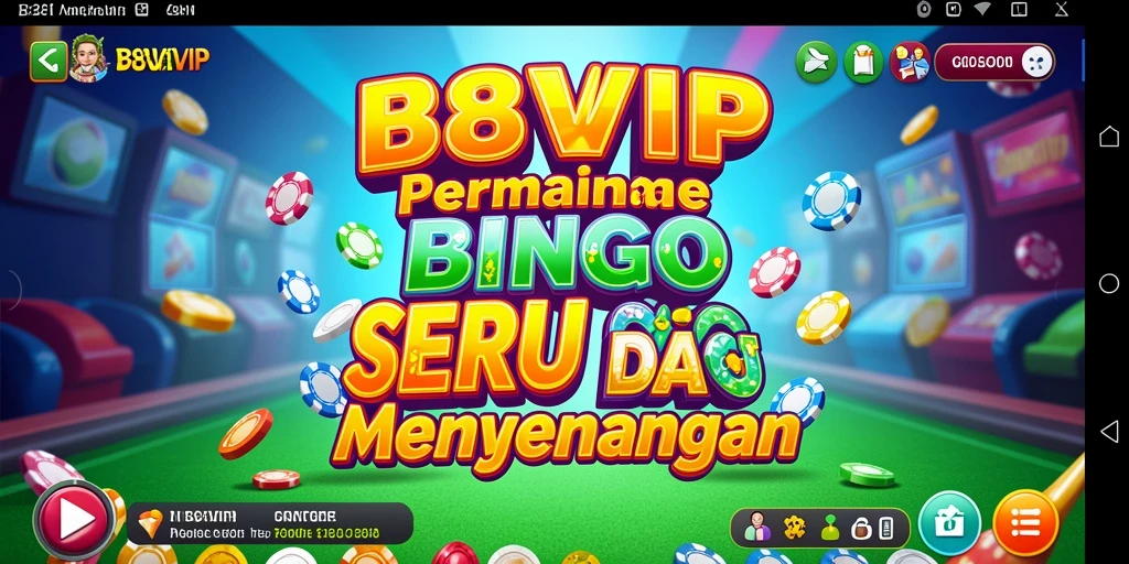 Tampilan gameplay B8VIP yang menarik dan interaktif.