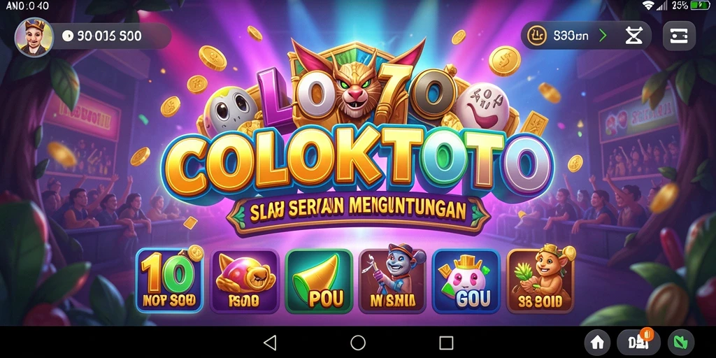 Menampilkan gameplay seru dari permainan Slot COLOKTOTO.