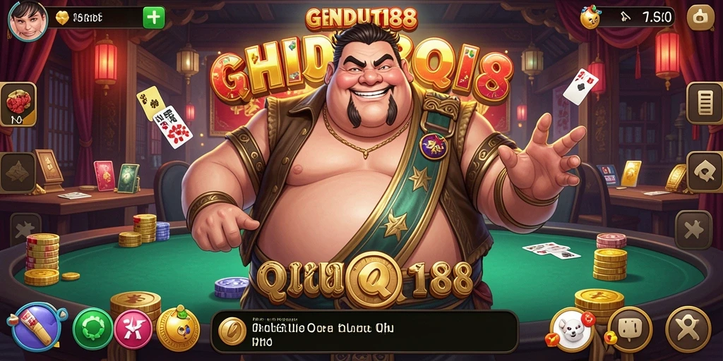 Tampilan gameplay seru dalam GENDUT188 QiuQiu yang menegangkan.