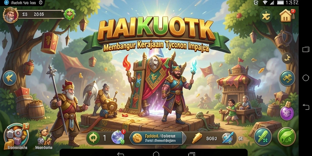 Visual menakjubkan dari gameplay Tycoon HAIKUOTK.