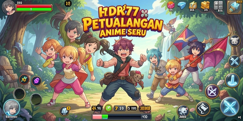 Tampilan gameplay <strong>IDR77</strong> yang menarik dan penuh aksi Anime.