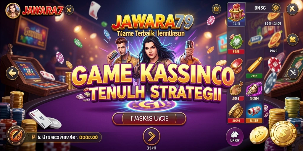 Screenshot gameplay menarik dari JAWARA79 yang menunjukkan suasana kasino.