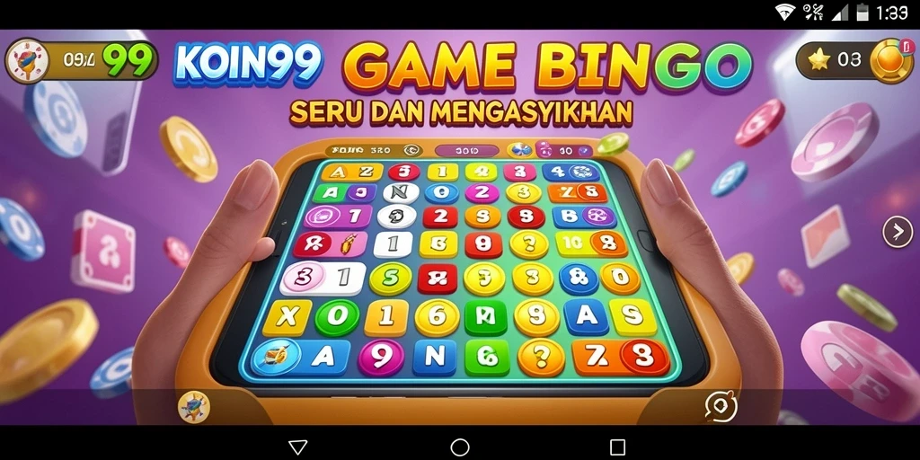 Tampilan gameplay KOIN99 yang seru saat bermain Bingo.