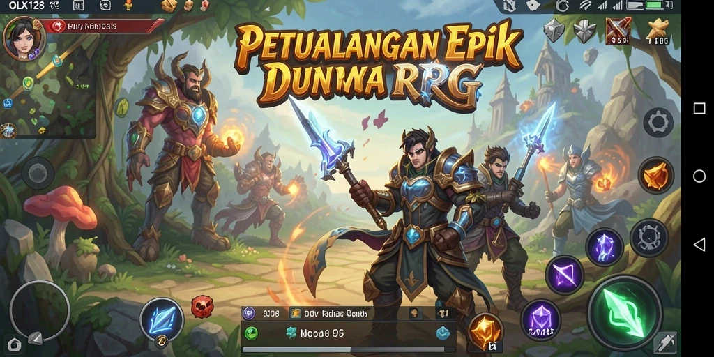 Tampilan gameplay menarik di OLX128 dengan aksi seru.