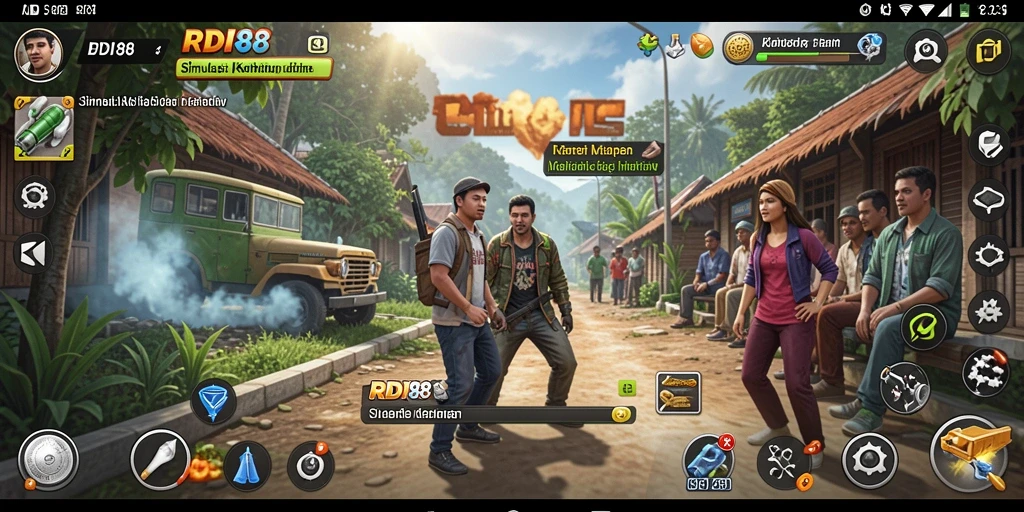 Tampilan gameplay interaktif dan menarik dari RDI88.