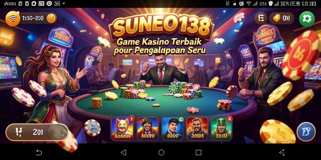 Tangkapan layar gameplay SUNEO138 menampilkan pengalaman Kasino yang mendebarkan.