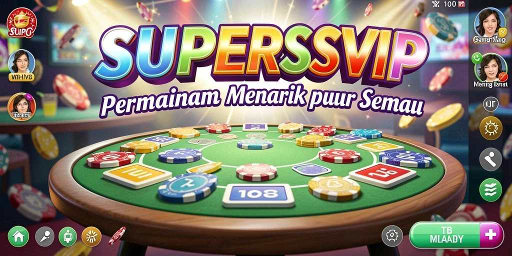 Tampilan menarik dari permainan Bingo SUPERSVIP dengan grafis memukau.