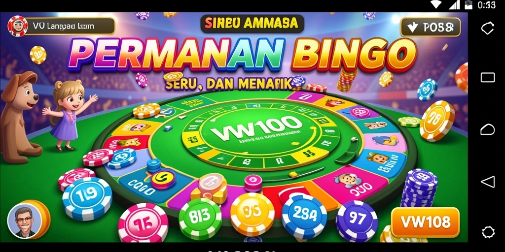 Tampilan menarik dari gameplay Bingo VW108 yang seru.